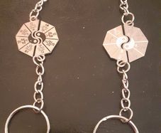 Pair Of Yin And Yang Keyrings Sale On Now E5 Only 3 Sets Left