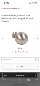 Furniture Knob Brand New