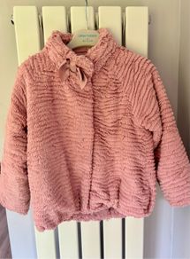 Mayoral girl faux fur coat, 5 years old