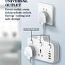LDNIO SC2413 UK EU US Plug Power Strip With USB Port Extension Power Socket 2500 W 1 PD/QC 3.0 2 AUTO-ID Total 20W Image 4