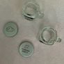 mini mason glass style glasses NEW Image 3