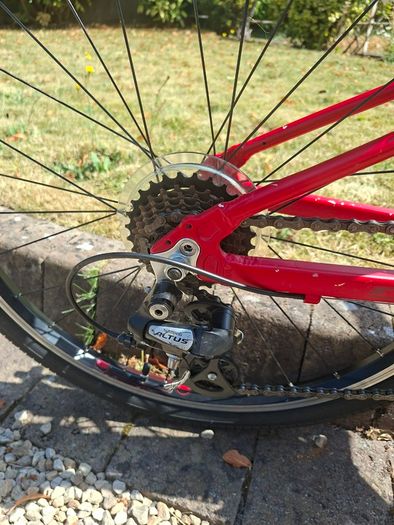 Red Carrera Saruna Junior Hybrid Bike 24 inch Wheels