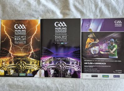 3 Clare 2013 GAA Hurling programmes