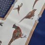 Laura Borghese Vintage Scarf, bird print, made in Italy Image 6