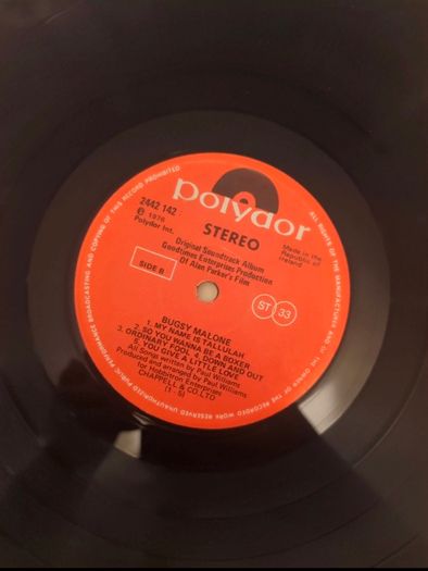 Bugsy Malone Original Soundtrack LP Irish Pressing