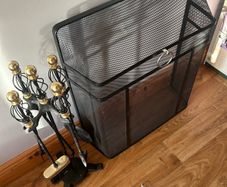 Fire Irons and Firescreen