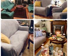 3/2/1 Stretch Velvet couch covers