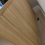 Matching solid wood table and dresser Image 9