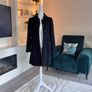Ladies Black Peplum Coat from H&M Size: UK 12 / EU 40 Image 5
