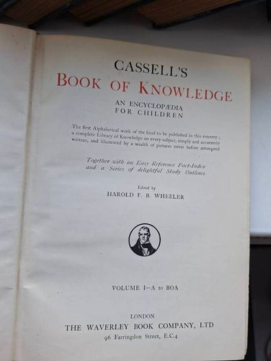 Cassell's Book of Knowledge, Vols. 1-8 - Waverley (8 Books)