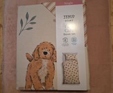 Tesco easy care home single bed duvet set