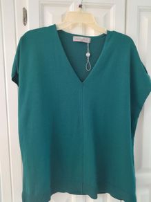 Paul Costello V Neck Top New