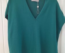 Paul Costello V Neck Top New