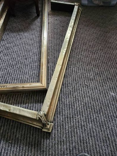 vintage brass fender  c.100 x 27cm