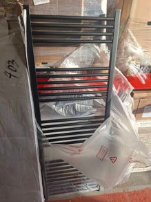 Towel warmer 1600x600 matt black