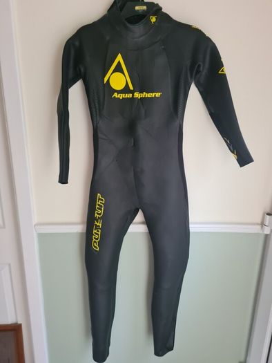 Mens Aqua Sphere Pursuit Triathlon  Wetsuit Size Medium/large