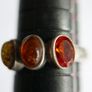 Vintage Sterling Silver 925 Ring with Amber size L1/2 - 2,8g Image 7