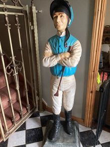 Jockey statue full size