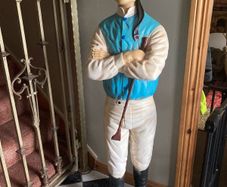 Jockey statue full size
