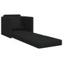 Folding Sofa Bed Black 74 x 77 x 81 cm Fabric Image 2