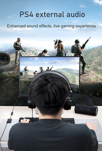 ORICO Multifunction USB External Digital Stereo Sound Card (3 AUX+Full Sound Control) (For PC/Laptop/PS/Mobile/Tablet) (Brand New/Warranty)