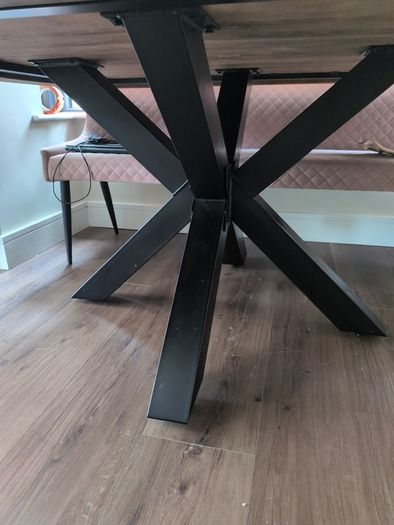 solid wood dining table