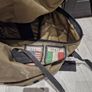 Vintage World Traveler Canvas Backpack  Patch Covered Adventure Rucksack Image 5