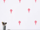 Ice Cream Wall Decal, Ice Cream Sticker, Baby Wall Decal, Ice Cream Pattern, Baby room ice cream decal, Gif ideas, Nursery Ice Cream