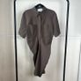 Nanushka Stretch Mini Shirt Dress Sz 10UK 6US M Button Up Ruched Classic Preppy Image 4