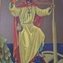 Vintage Icon of St Brendan the Navigator. Religious. Image 5