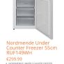Nordmende under-counter freezer Image 4