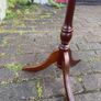 Pie crust Leather top wine table Image 4