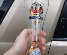 Jurgen Klopp Erdinger beer glass