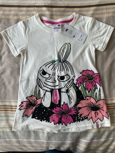 Brand new with tag Moomin tunic / Dress, size 98cm, 2-3y
