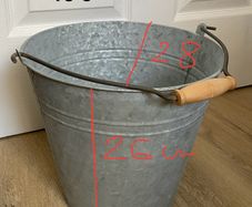 photography prop- bucket