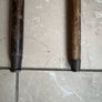 Antique Walking sticks one with white metal possibly silver x3 Image 2
