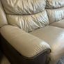 2 Tone Leather & Suede 2 Seater and 3 Seater Image 3