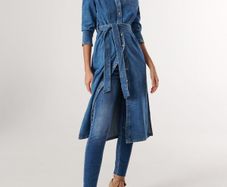 Denim Dress Size Uk 12