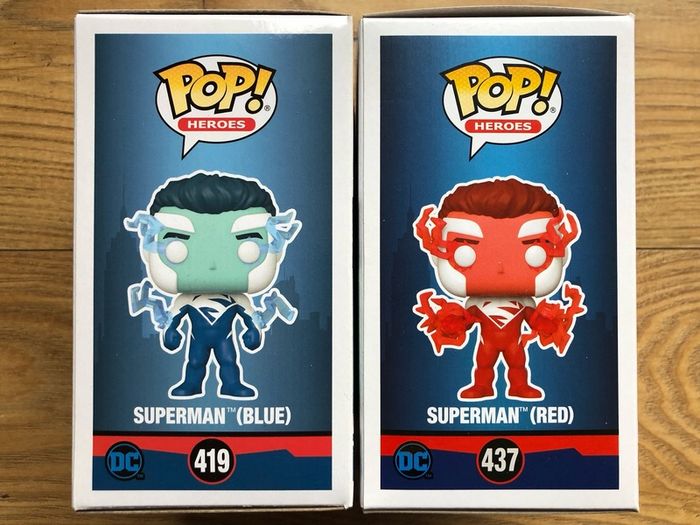 Funko DC: Superman Red & Blue (Convention Exclusives)