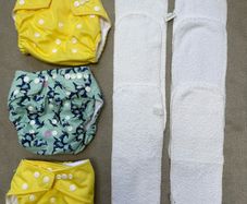 LittleLamb One Size Pocket Nappies 3 and 6 Bamboo Boosters