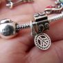 Pandora Sterling Silver 925 Multi Stone Charm Bracelet 12 Charms Image 5