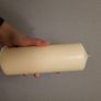 Ivory pilar candle 530g Image 4