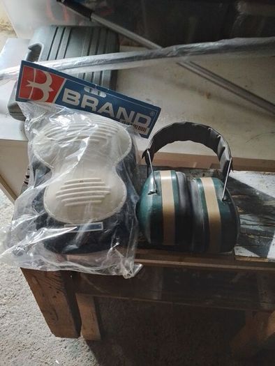 Knee pads ear protection