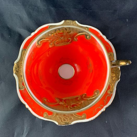 Rare Antique Demitasse Cup and Saucer