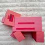Minecraft Pig Money Bank approx. 19cm lenth Used Please see photos Image 2