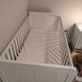 Cot bed and mattress Image 3