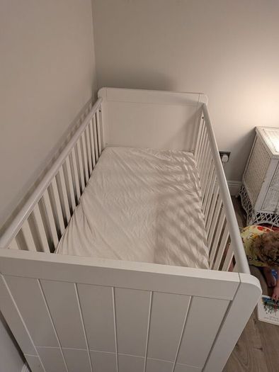 Cot bed and mattress