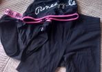 Pineapple bikini set age 11-12 and black cycleshorts