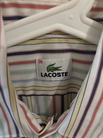 Lacoste size 38 S short sleeve shirt