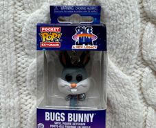 Pocket POP! Keychain Space Jam Bugs Bunny new DAMaged Box Please look at the pictures